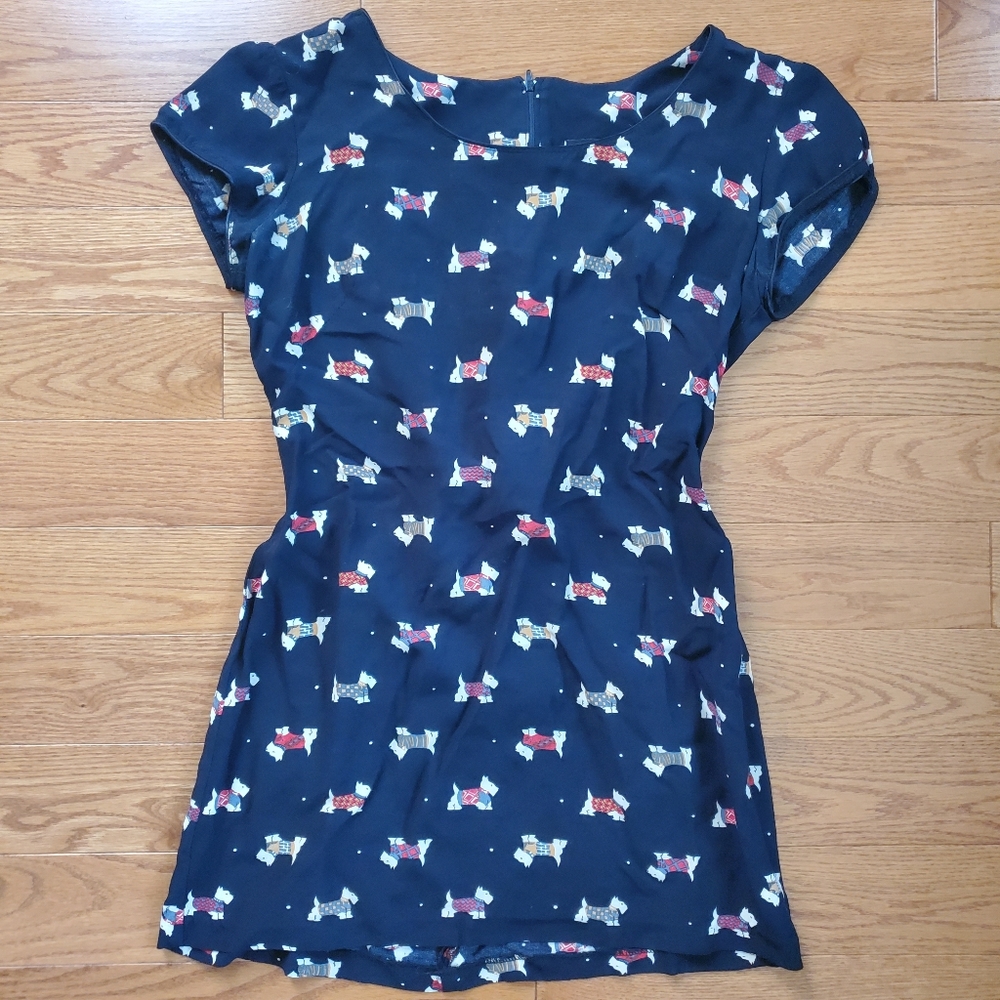 Dog print dress